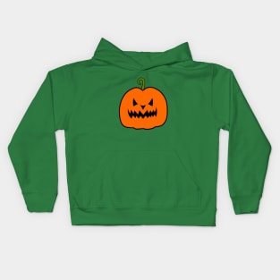 Happy Halloween Pumpkin Scary Face Kids Hoodie